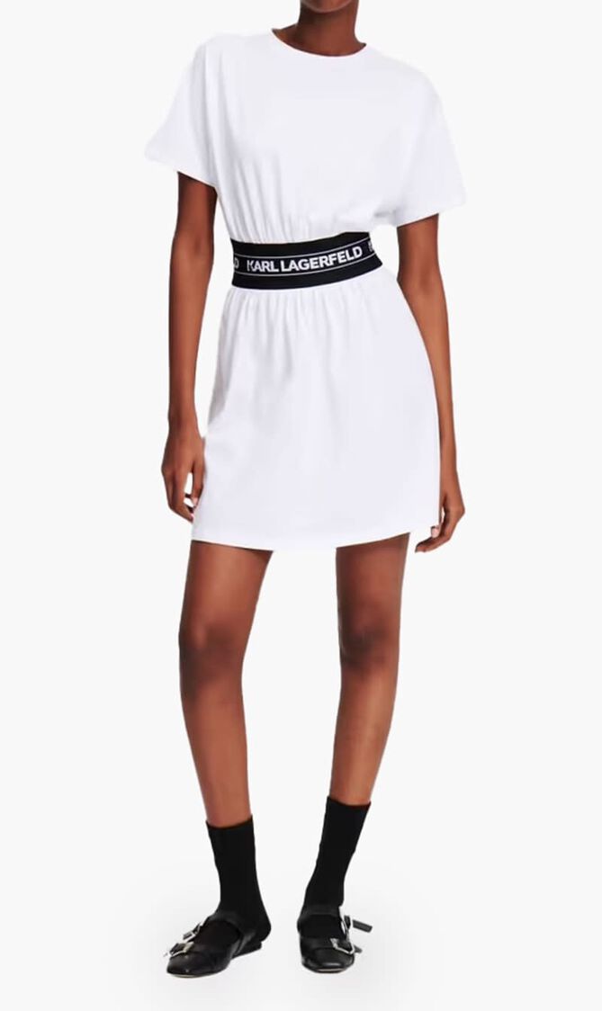 Logo Tape T-shirt Dress