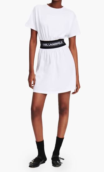 Logo Tape T-shirt Dress