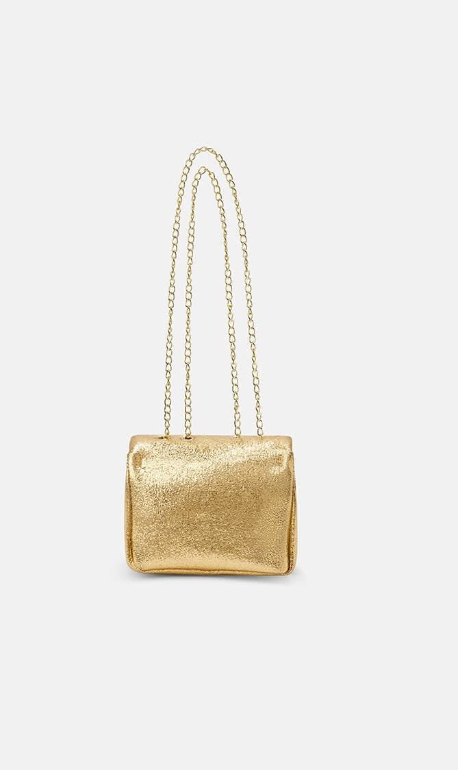 SKYLA METALLIC BAG GOLD