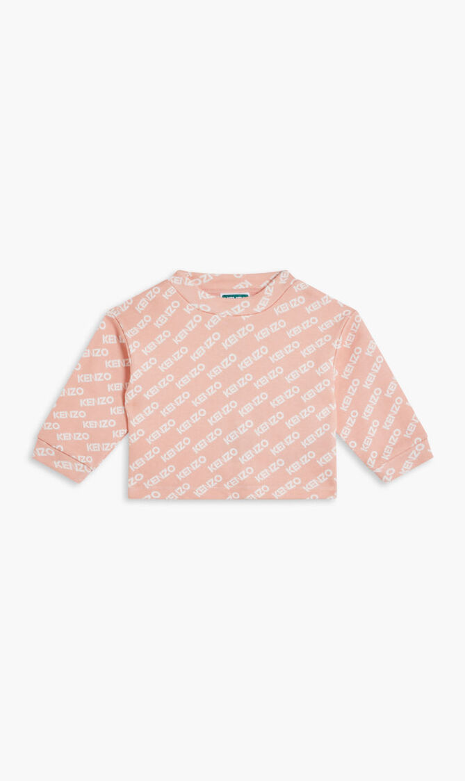 SWEATSHIRT ALLOVER LOGO