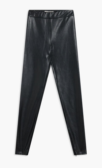 FAUX LTHR BI SRTCH LEGGNG