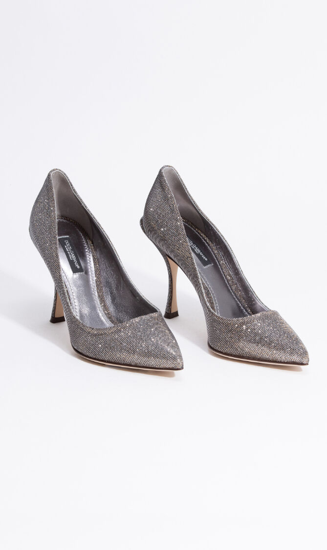 Glittered Pointed Pumps