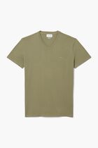 Lightweight Cotton Pima V Neck T-shirt