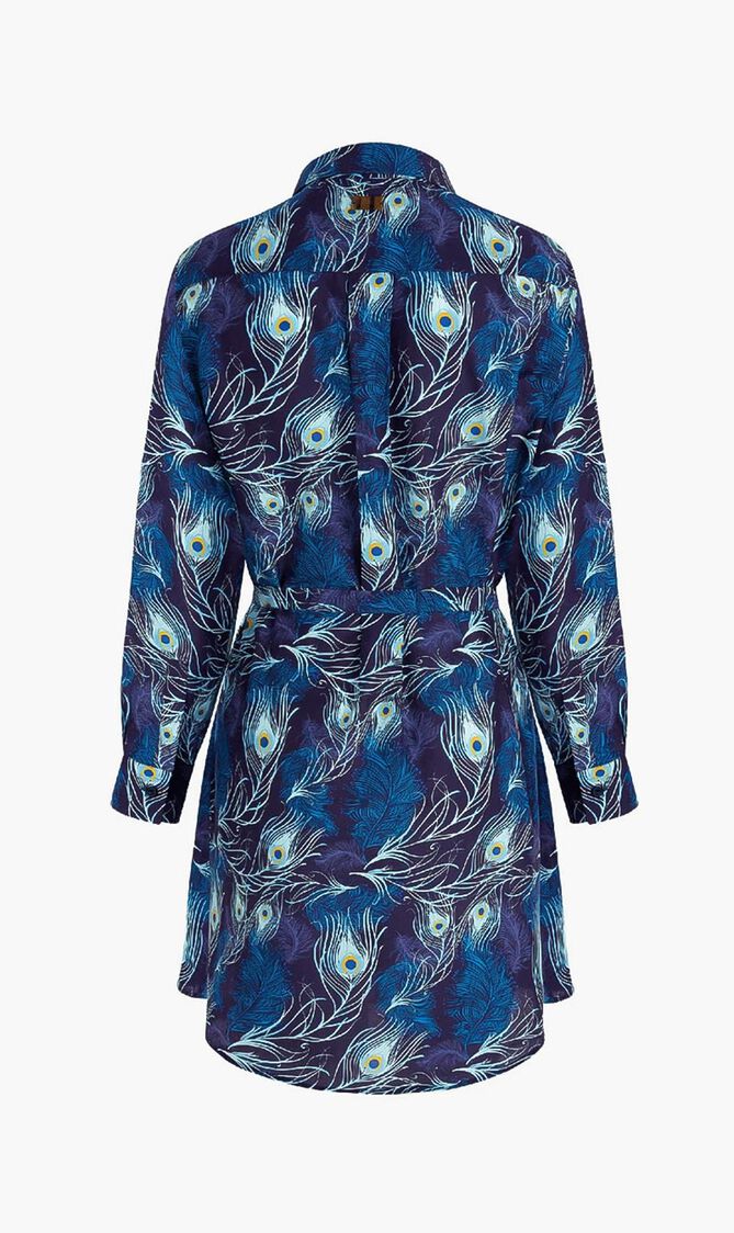 Cotton Printed Shirt Dress