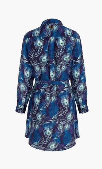 Cotton Printed Shirt Dress