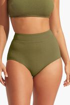 Sea Dive High Waisted Bikini Bottom