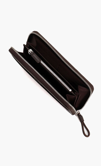 Textured Long Zipped Wallet
