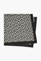 PRISMATIC T MONOGRAM SILK NECKERCHIEF