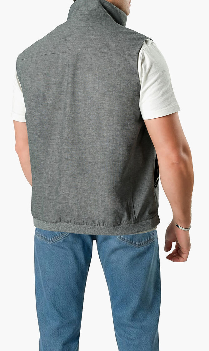 ANGELO KAHEL VEST GRAY YLK 7501