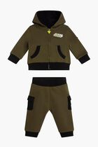 Logo Brand Track Suit 2 pc Set