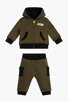 Logo Brand Track Suit 2 pc Set