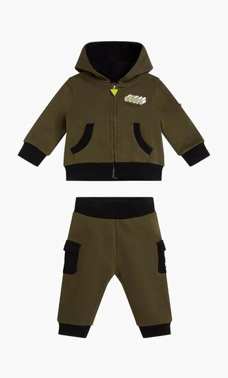 Logo Brand Track Suit 2 pc Set