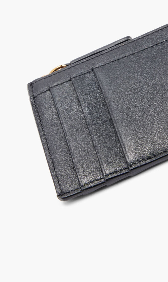 CARD HOLDER ZIPPED TRIBUTE MEDUSA COIN VITELLO SOLID