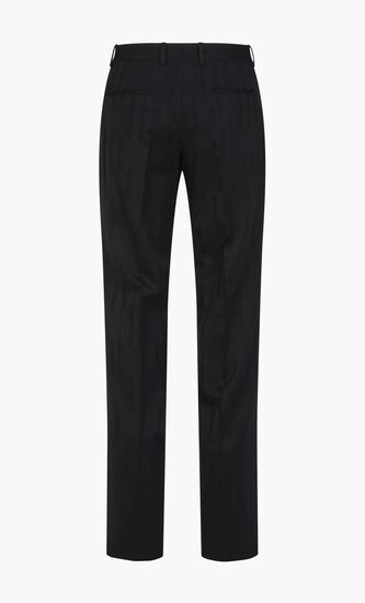 SHIBORI JACQ SLIM PANT BLACK NO COLOR