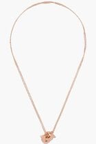Double Gancini Pendant Necklace