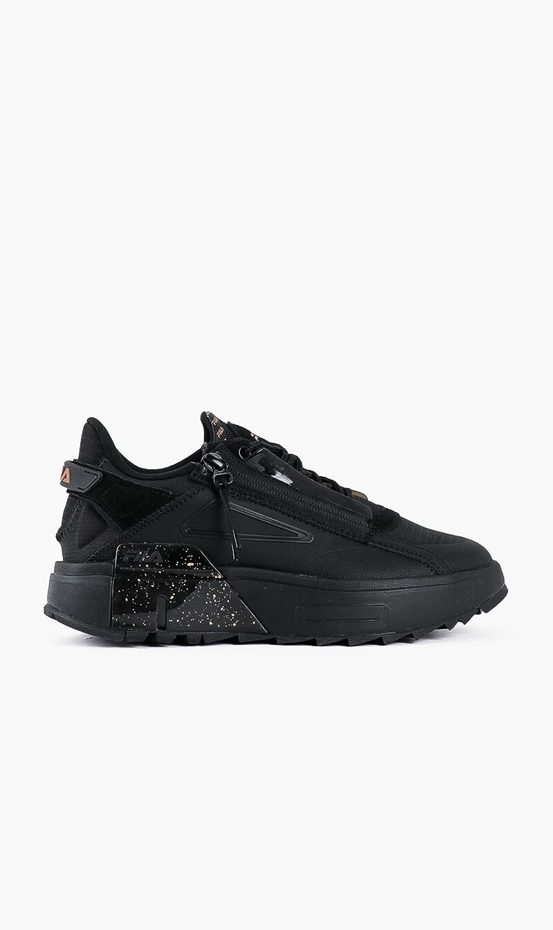 Fila black shop leather sneakers
