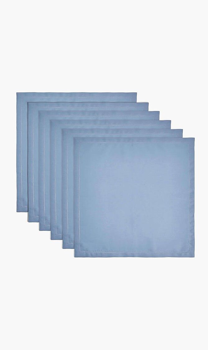 Feliz Napkin Blue Set Of 6