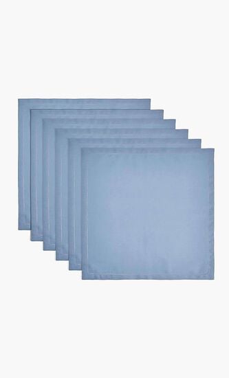Feliz Napkin Blue Set Of 6