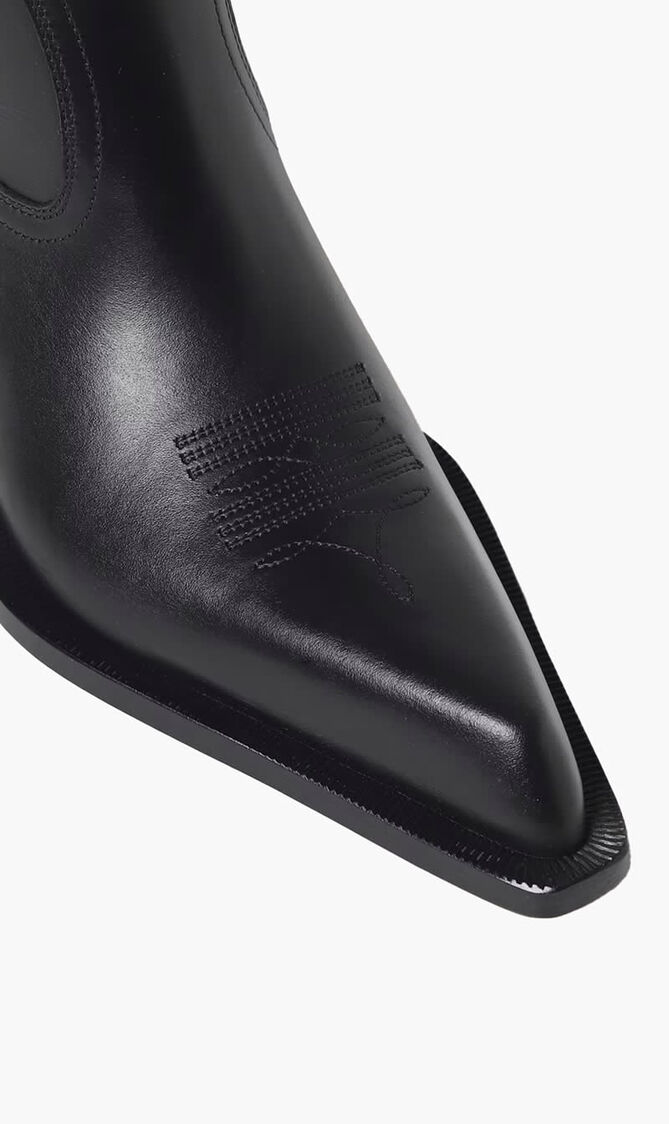 FOR WALKING TEXAN BOOT BLACK BLACK