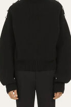 WOOL AND CASHMERE LONG SLEEVES FANTASY-NECK WOOL AND CASHMERE LONG SLEEVES FANTASY-NECK