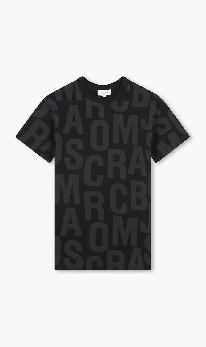 All Over Logo Print Dress