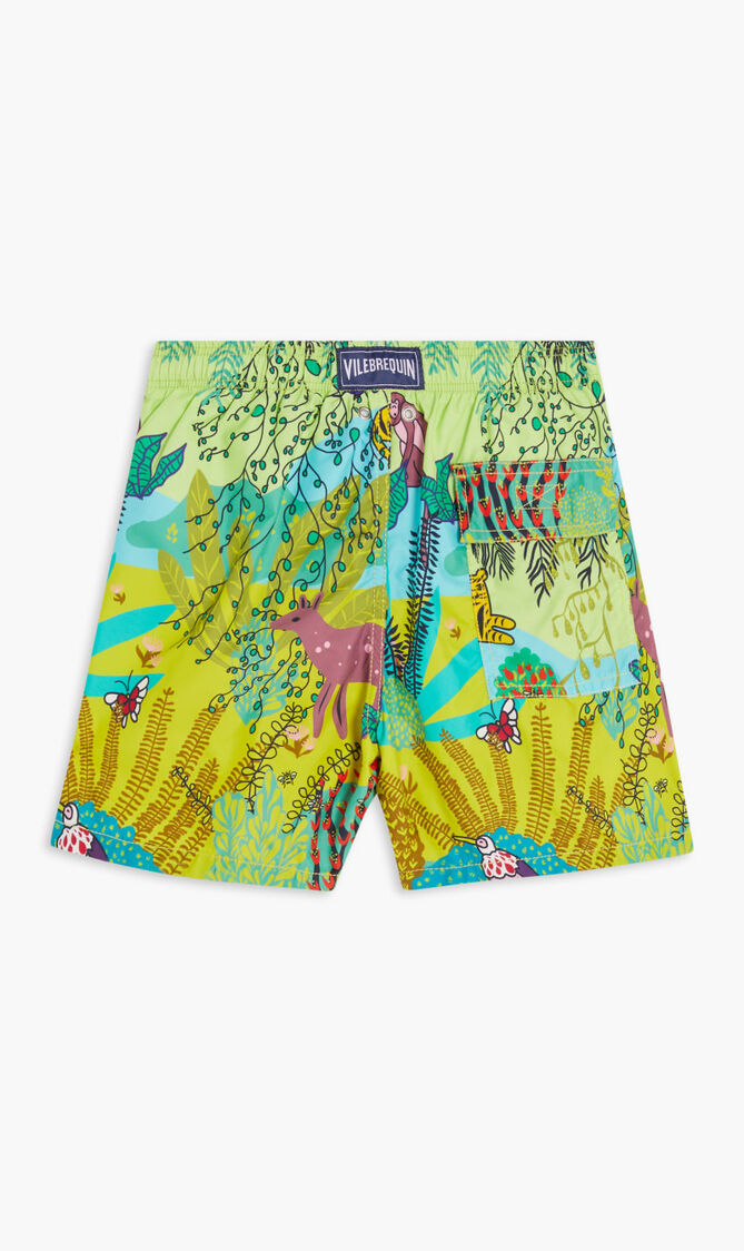 Jim Printed Twill Swim Trunks