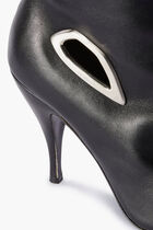 CRESCENT BOOT BLACK SILVER CRESCENT BOOT BLACK SILVER