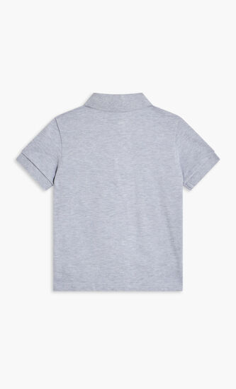 SHORT SLEEVED RIBBED COLLAR SHIRT