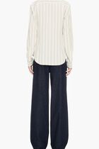 ARR STRIPES WESTERN SHIRT ANGORA WILLOW