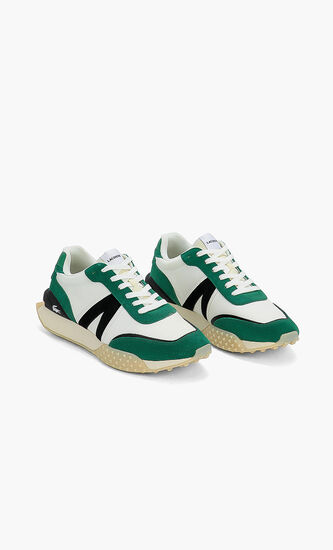 Textile Logo Lace Sneakers