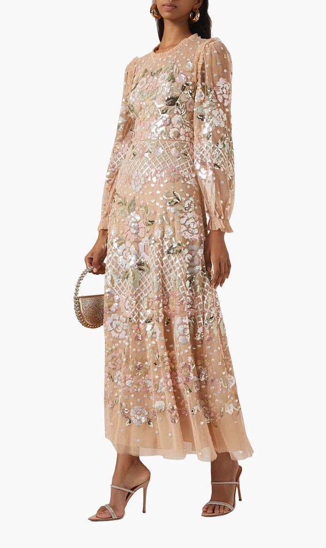 Rosalie Embellished Ankle Gown