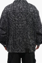 TATTOO LASER OVER DEN JKT BLACK WHITE