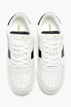 GEODE MANIFEST SNEAKER BLACK WHITE LEATHER