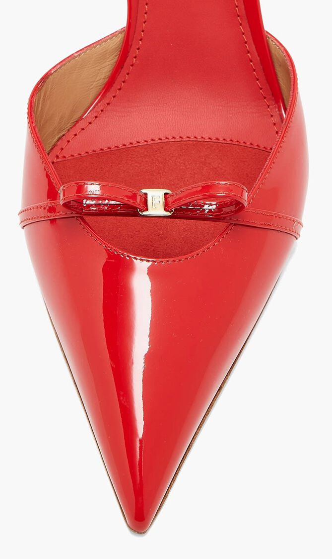 Mini Bow Slingback Pumps