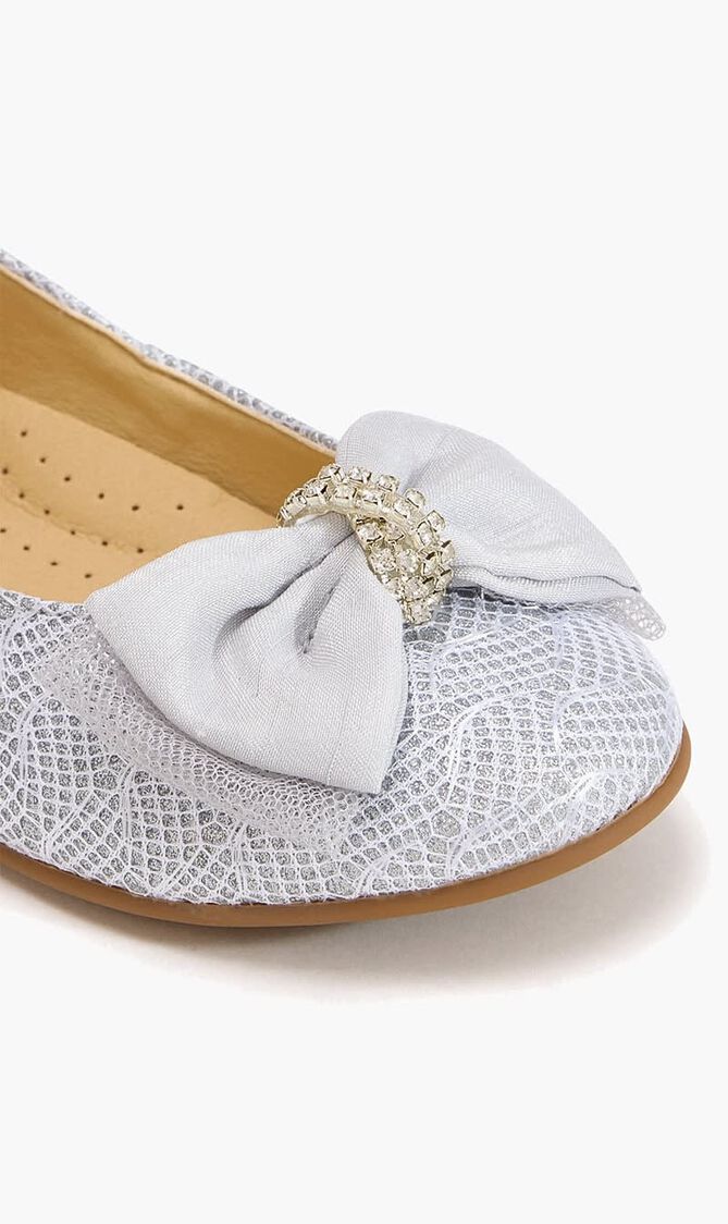 Bow Embellished Ballerinas