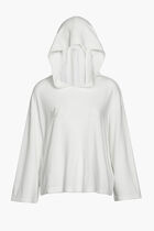 Solid Terry Hoodie Sweatshirt