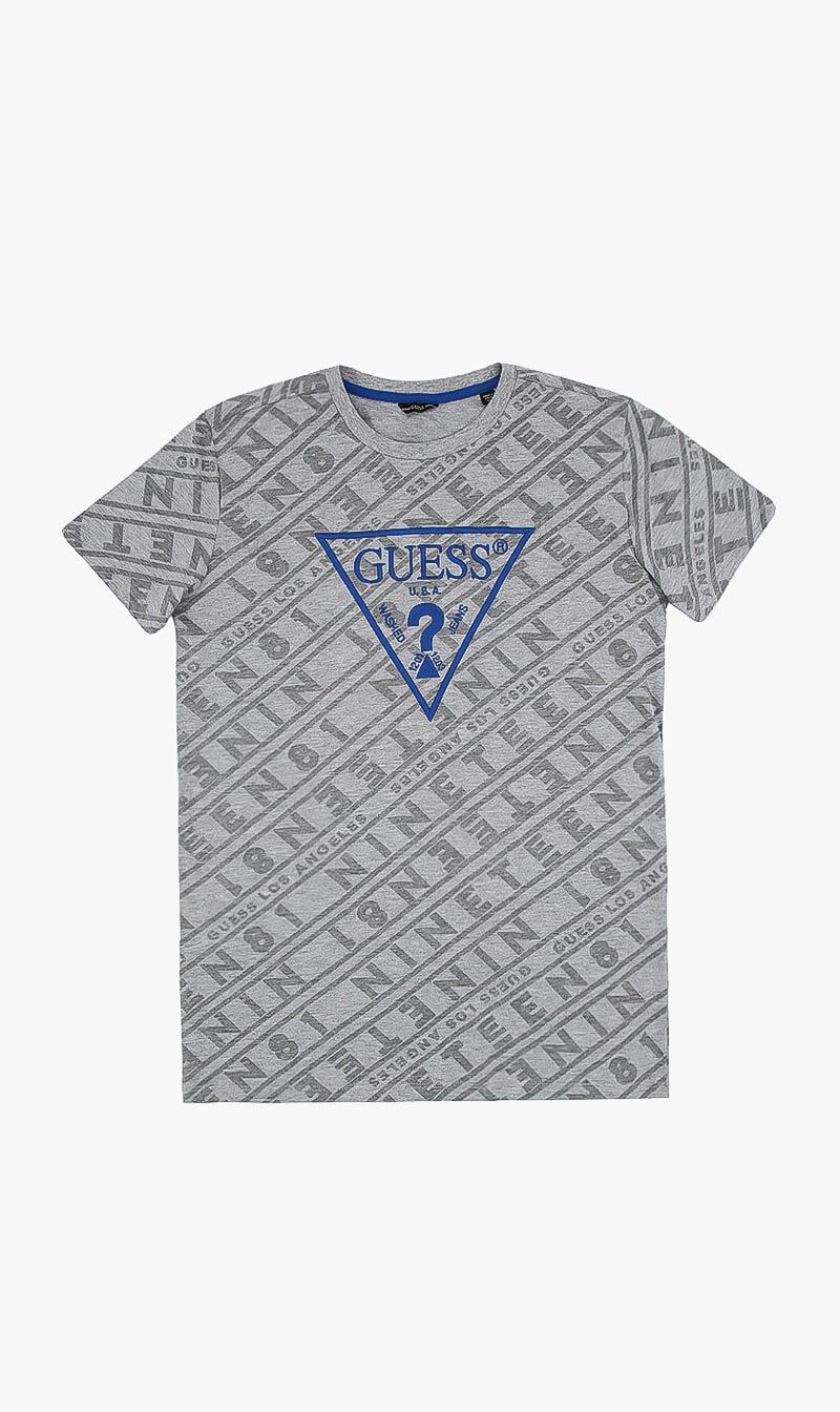 Guess classic logo t shirt clearance