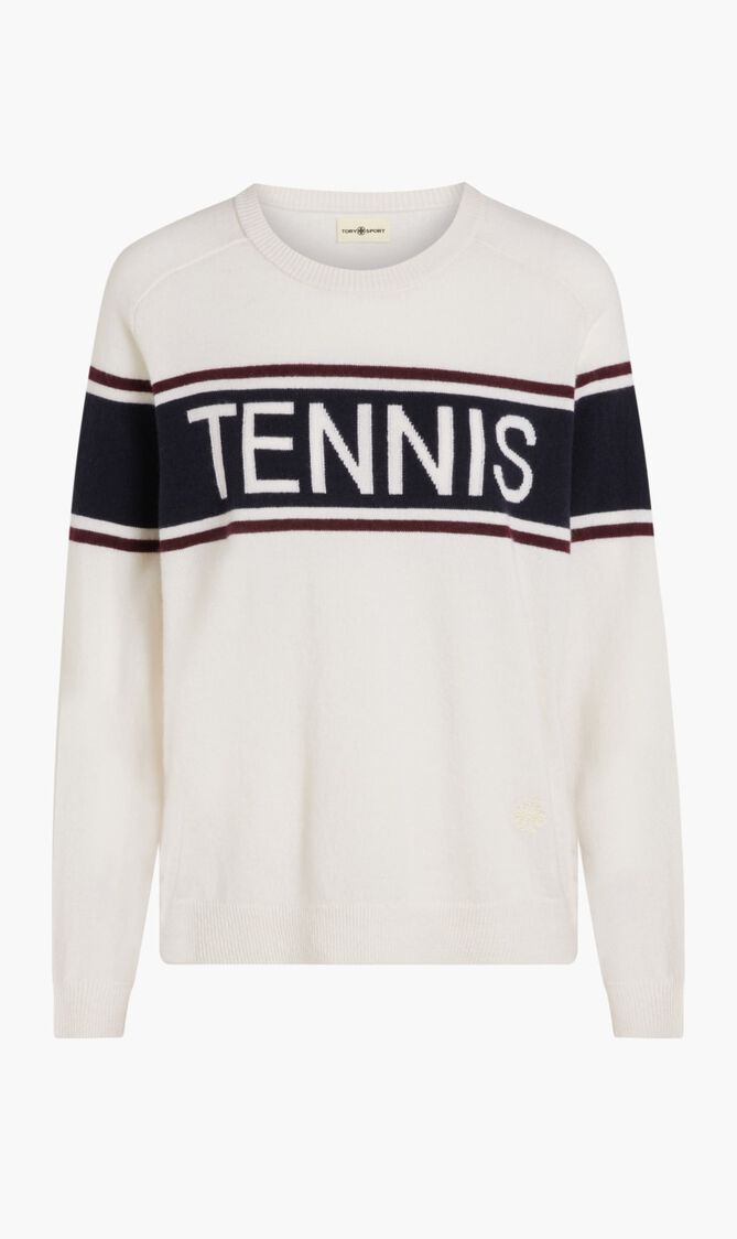 TORY SPORT CASHMERE TENNIS SWEATER