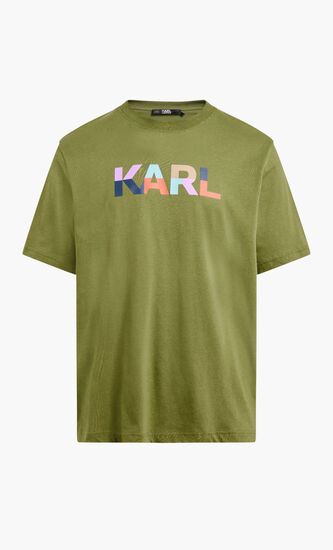 KARL COLOURBLOCK LOGO T-SHIRT