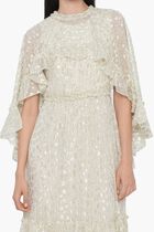 Harper Lurex Cape Gown