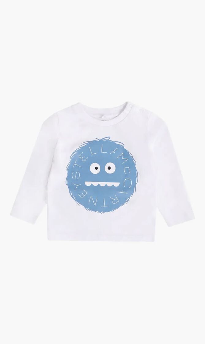 Graphic-Print Long-Sleeve Top