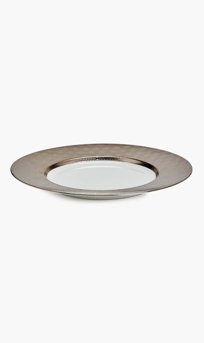Divine Service Plate Round Silver 32cm