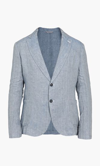 Regular Fit Herringbone Jacket