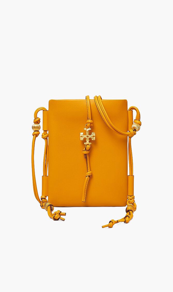 Beaded Strap Soft Phone Bag