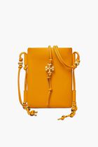 Beaded Strap Soft Phone Bag