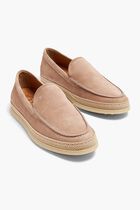 Suede Slip On Loafers