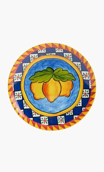 Carretto Lemon Dessert Plate Round 19cm Set Of 2