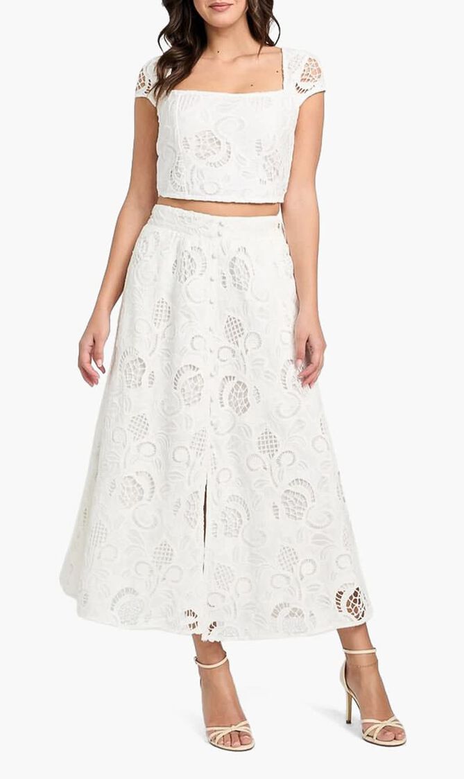 Embroidered Corset Top