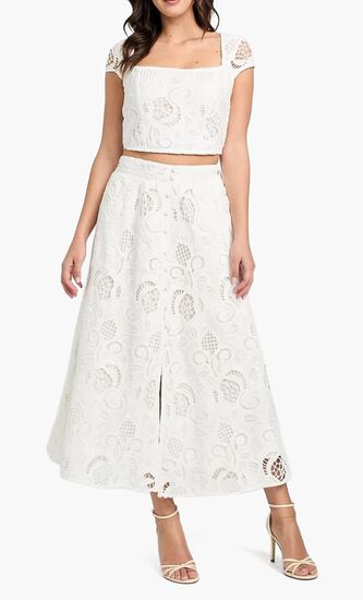 Embroidered Corset Top