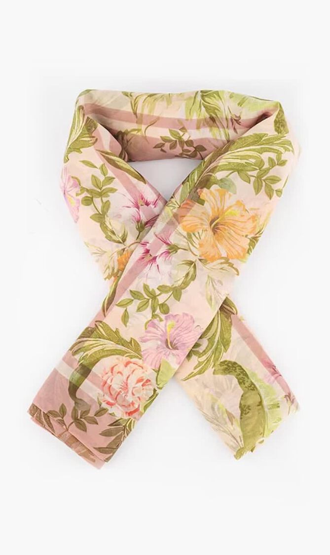 Floral Print Scarf